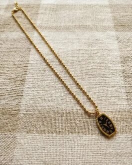 Vintage Oval Roman Dial Pendant