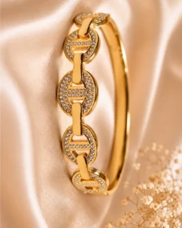 Aurelia Pavé Mariner Link Bangle