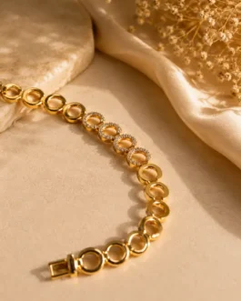 Celestial Halo Tennis Bracelet
