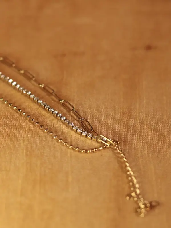 Radiance Multi-Strand Layered Chain Bracelet - Image 2