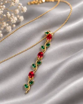 Ruby & Emerald Pendant