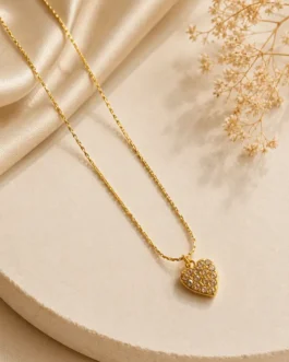 Sparkling Heart Crystal Pendant